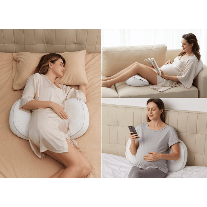 Momcozy Maternity Accessory Portable Maternity Pillow - Grey