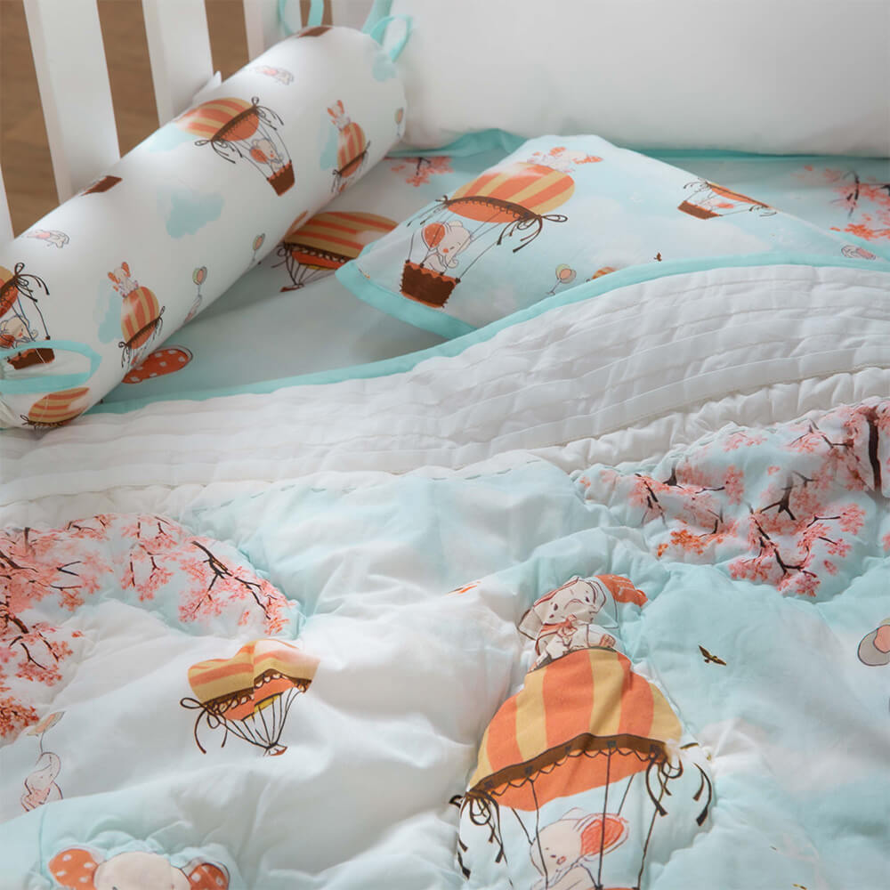 The Baby Trunk Ele On The Balloon - Bedding Set