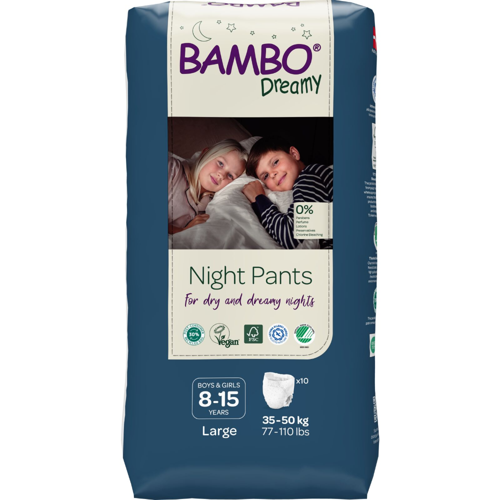 Bambo Nature Skin Friendly Night Pants - (8-15 years)