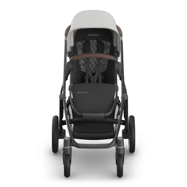 UPPAbaby Vista V3 Modular Baby Stroller, Travel System Compatible, Reversible Toddler Seat, All-Terrain Suspension, One-Hand Recline, Birth to 22 kg - Pearl Gray Jacquard