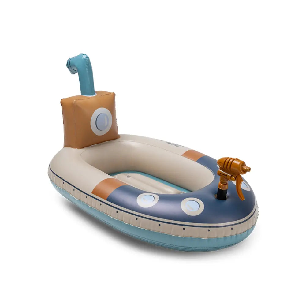 Swim Essentials Float Boat Yellow Submarine, Inflatable Baby Bath Tub for Infants 0–12 Months