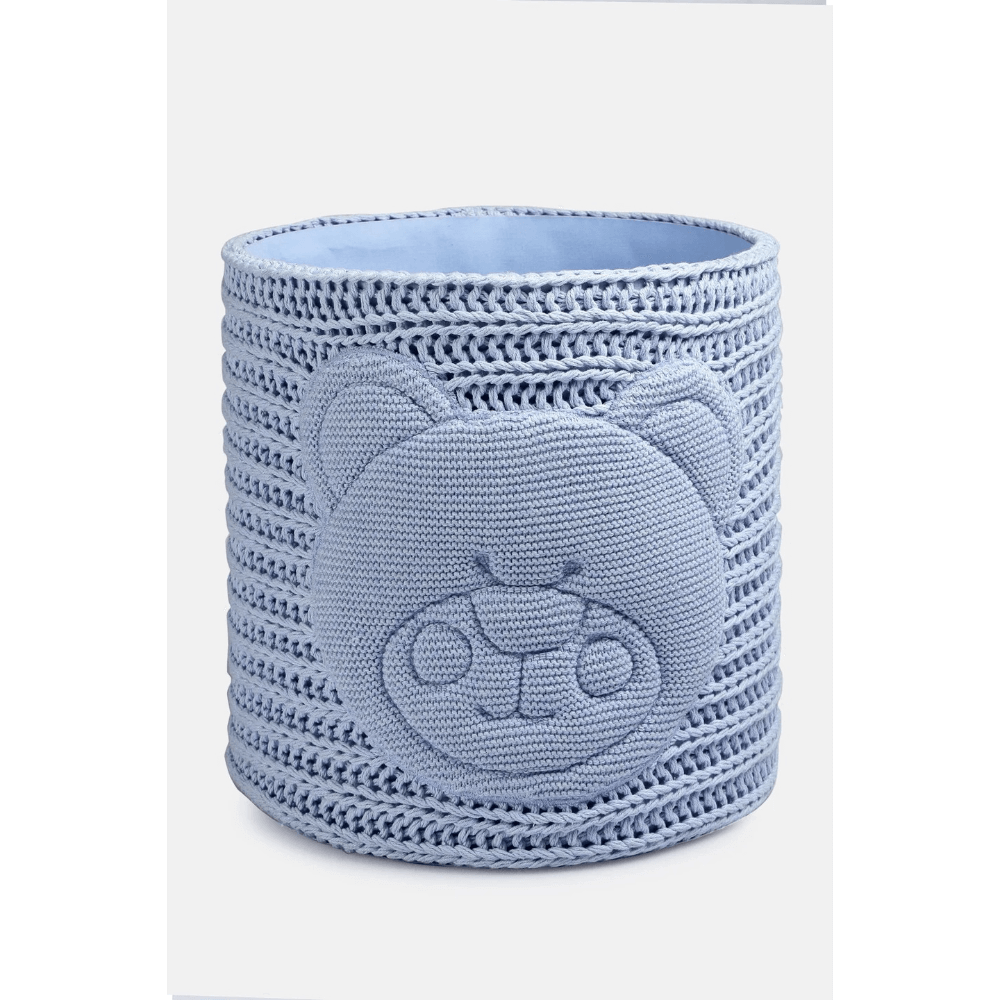 The Baby Trunk Multipurpose Storage Basket- Blue Teddy