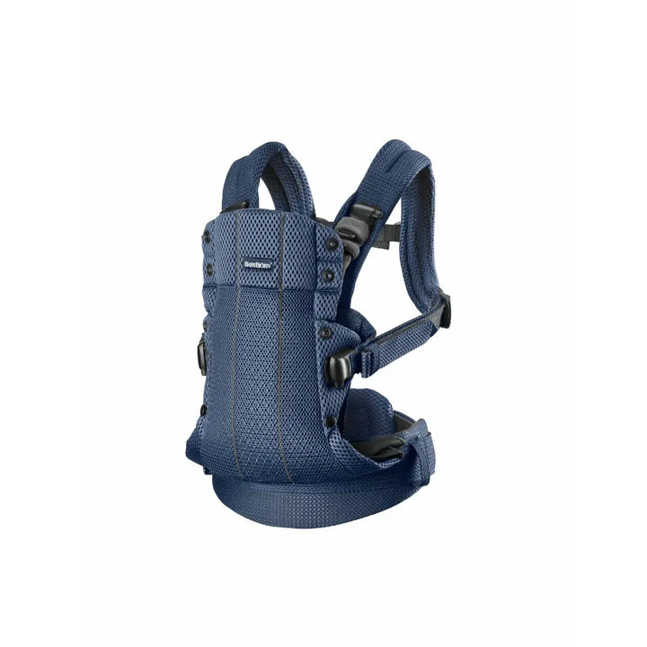 BabyBjorn Baby Harmony Carrier, 3D Mesh, Lightweight, Soft &amp; Breathable Newborn to Toddler Carrier, Adjustable Waistbelt &amp; Cross Straps, 4 Carry Positions, Birth - 3 Years (3-15Kgs) - Navy