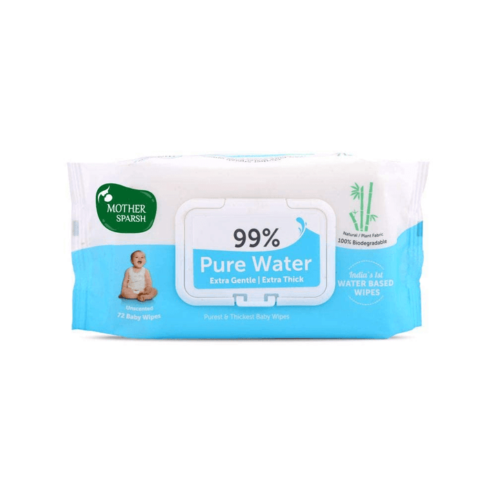 Mother Sparsh 99% Unscented Pure Water Baby Wipes