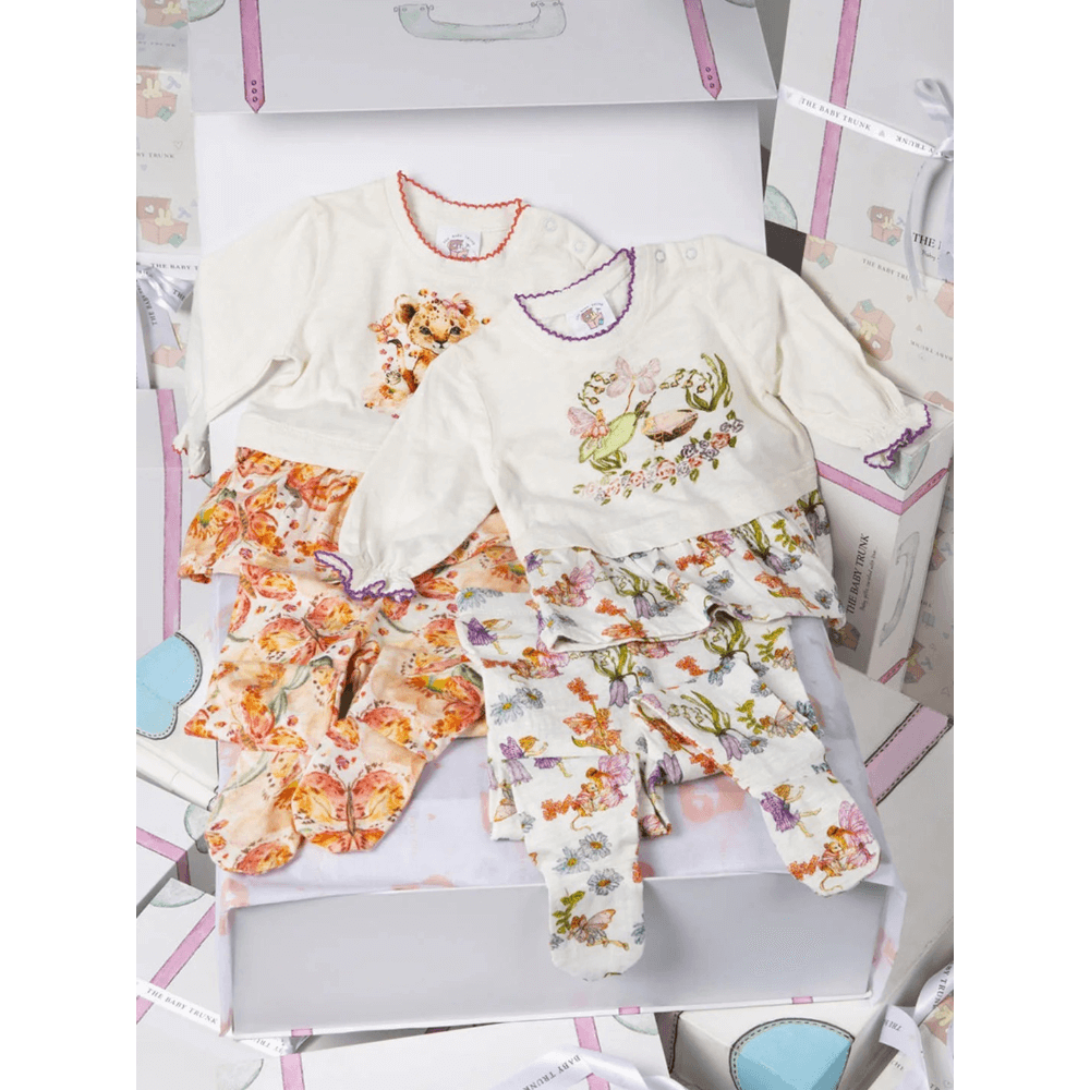 The Baby Trunk Newborn Pack Of 2 Apparel Gift Set Box