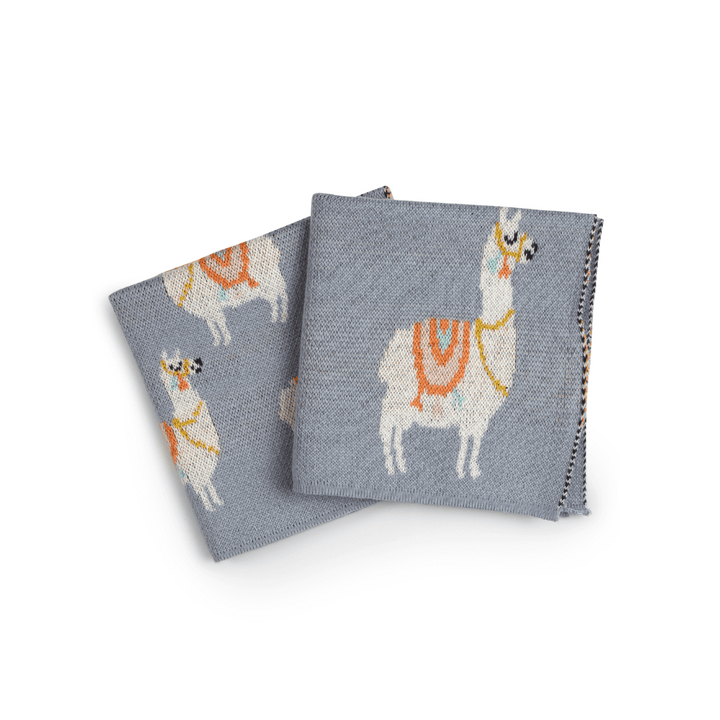 The Baby Trunk Napkin - Llama (Set of 2)