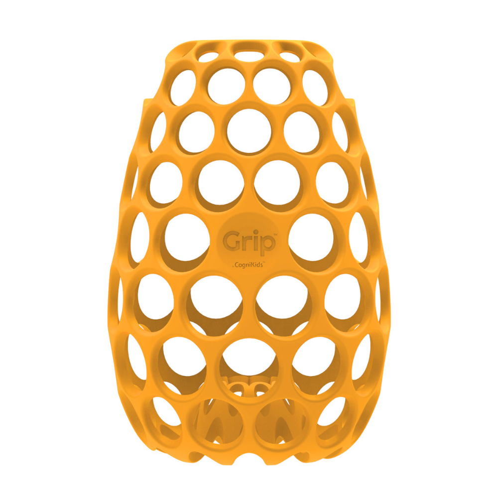 Cognikids Grip Baby Bottle Gripper - Orange