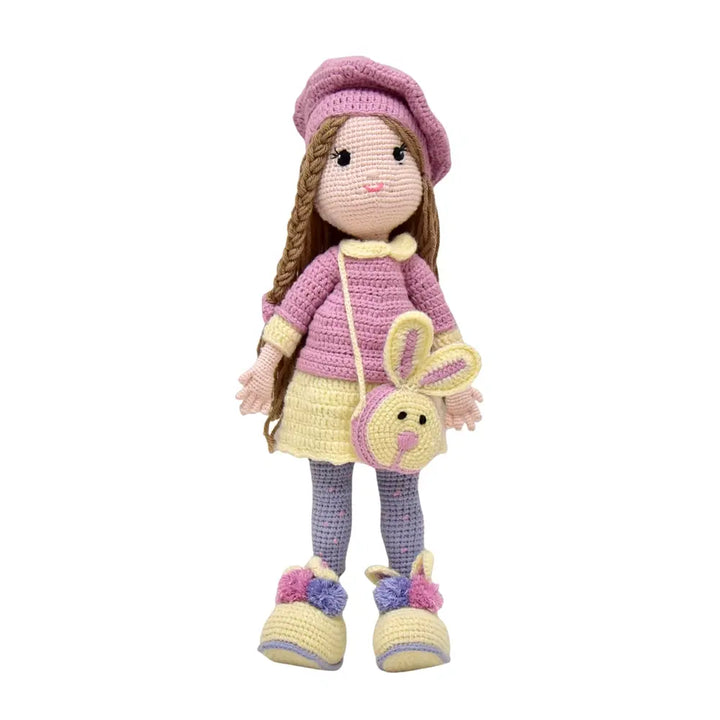 Happy Threads Rasberina the Doll – Limited Edition Handmade Crochet Keepsake