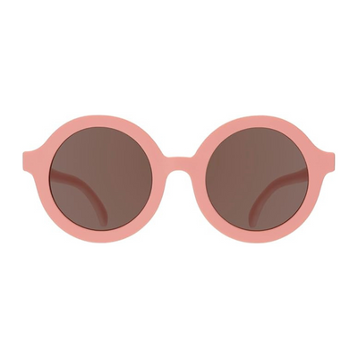 Babiators Round Sunglasses: Peach | Amber Lens | Ages 3-5