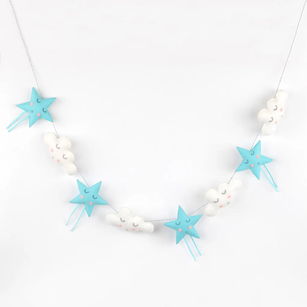 GWD Kids Reach for the Stars Garland - Blue
