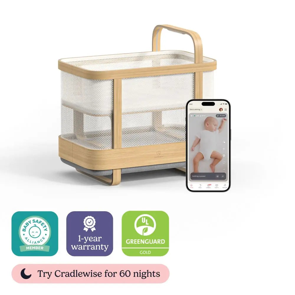 Cradlewise Smart Bassinet and Cot - Age 0-2 years, upto 15 kgs
