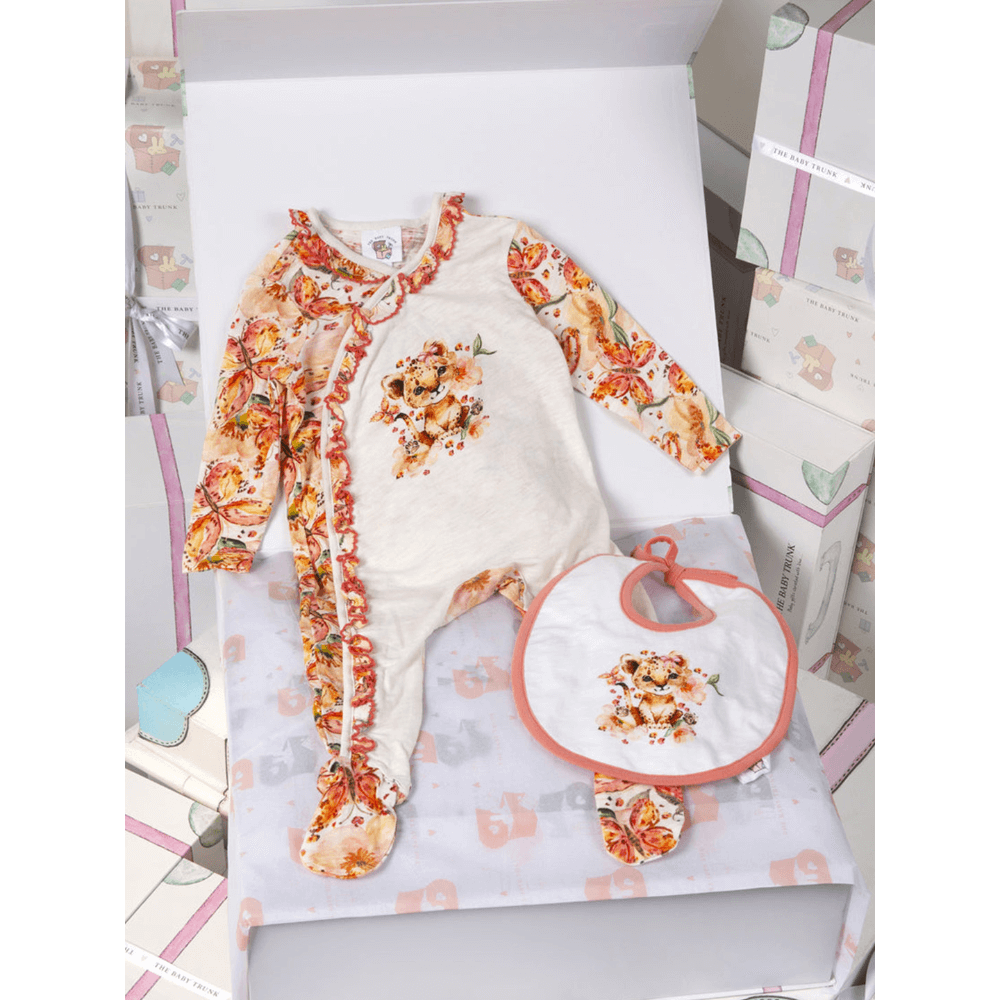 The Baby Trunk New Born Baby Lioness Apparel Gift Box Pack Of 2