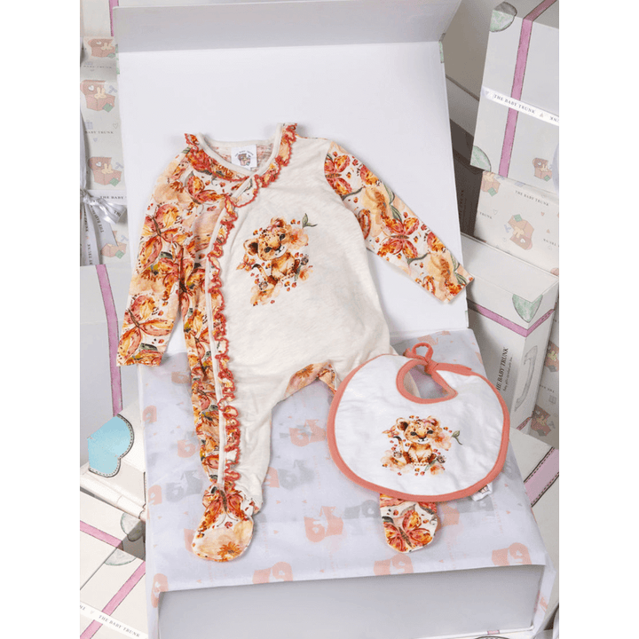 The Baby Trunk New Born Baby Lioness Apparel Gift Box Pack Of 2