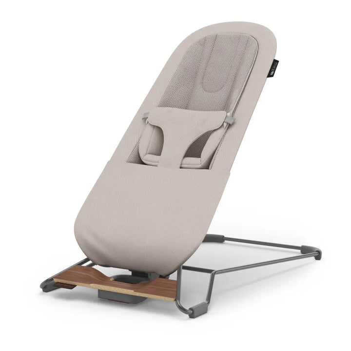 UPPAbaby Mira 3-in-1 Manual Bouncer &amp; Toddler Seat, Natural Rocking, Newborn to Toddler, Ergonomic Convertible Baby Bouncer, Lightweight &amp; Foldable, Suitable from Birth - Townsend/Beige