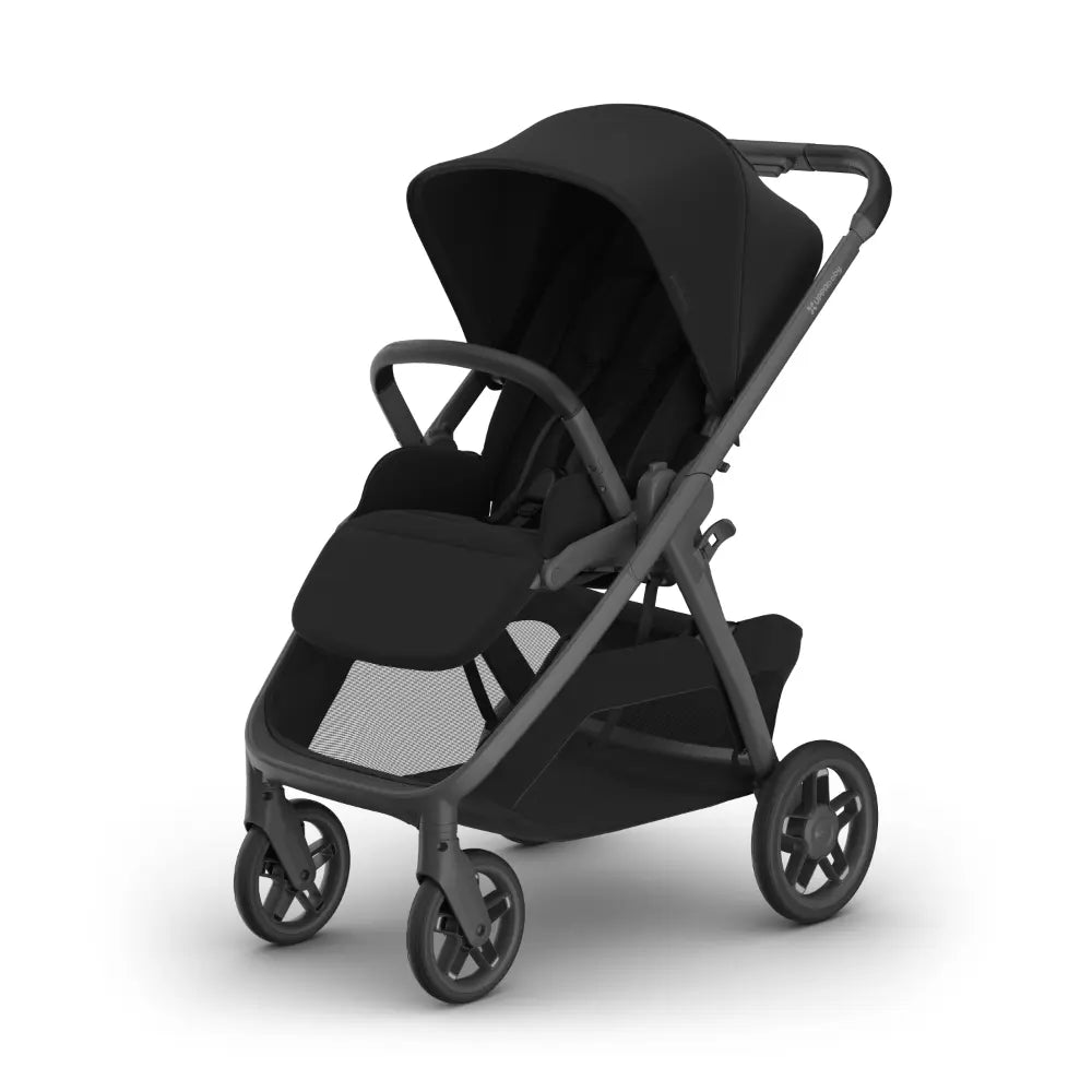 UPPAbaby Kona Stroller, Compact, Reversible Seat, Flat Recline, One Hand Fold, Includes Rain Cover &amp; Insect Net, Suitable from Birth - James/Black