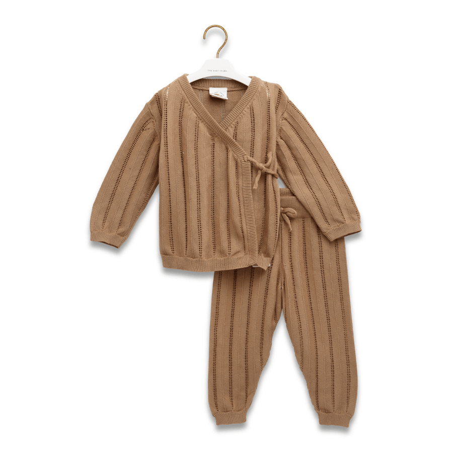 The Baby Trunk Angrakha Set - Brown