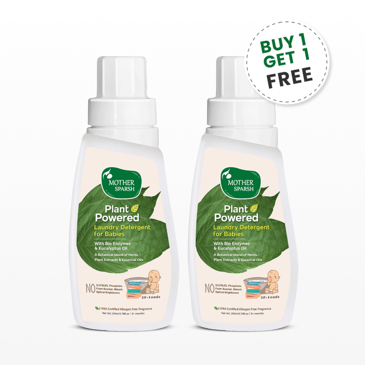 Mother Sparsh Pack of 2 Laundry Liquid Detergent (Plant Powered)