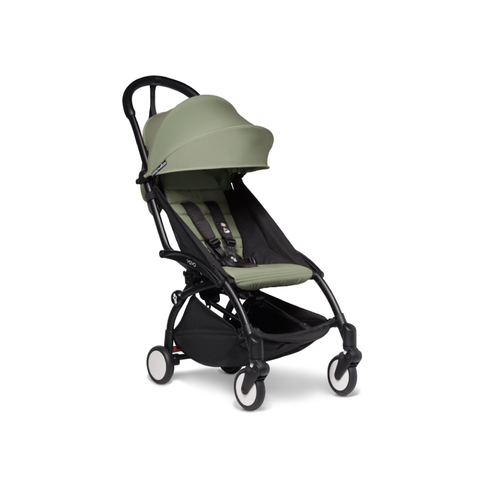 YOYO² Travel friendly Stroller for 6 m+ - Olive \ Black Frame