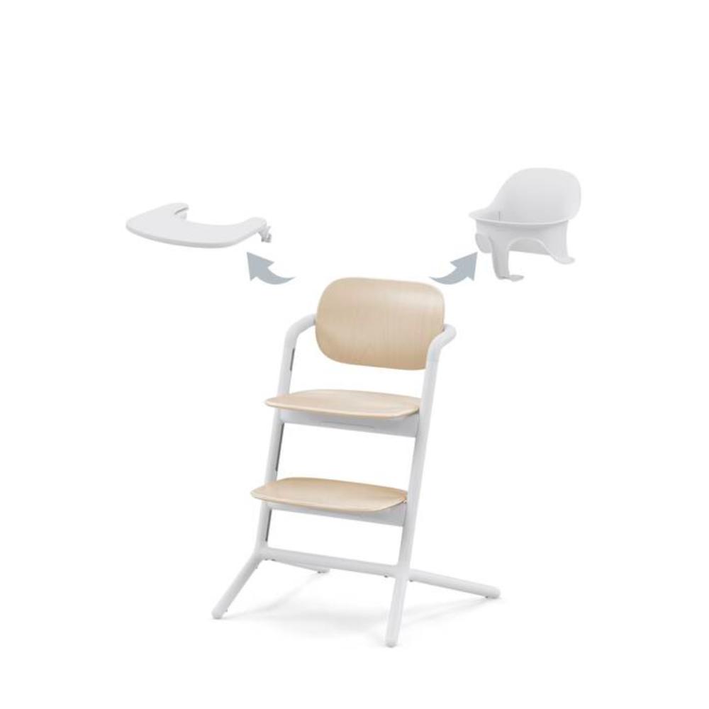 Cybex Lemo 3-in-1 Highchair - Sand White