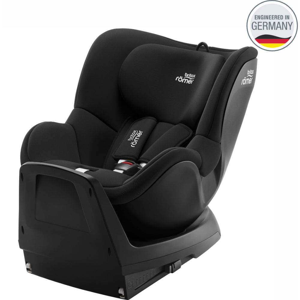 Britax Dualfix Plus Car Seat, Birth to 4 years - Space Black