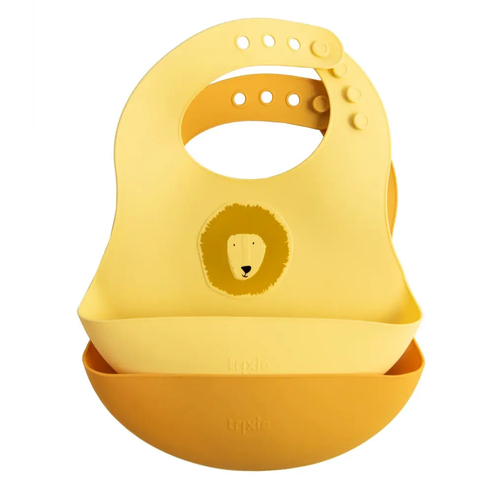 Trixie Silicone Bib 2-pack - Mr. Lion
