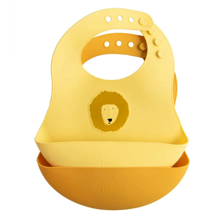 Trixie Silicone Bib 2-pack - Mr. Lion