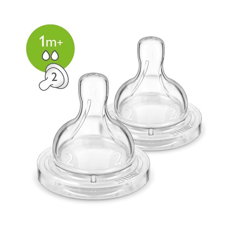 Philips Avent Anti-colic Teat Slow Flow - 2 Holes Normal