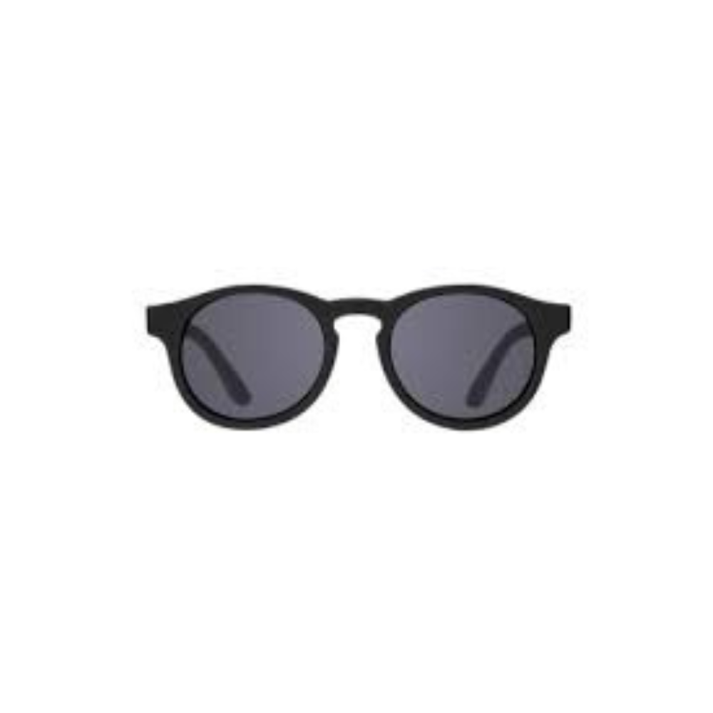 Babiators Originals Keyhole Sunglasses: Jet Black | Smoke Lens