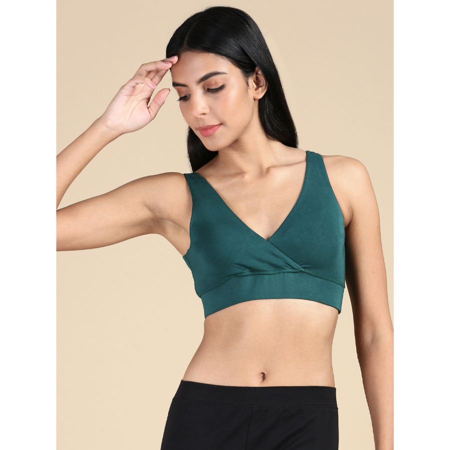 &Circus Maternity Nursing Bra - Racing Green
