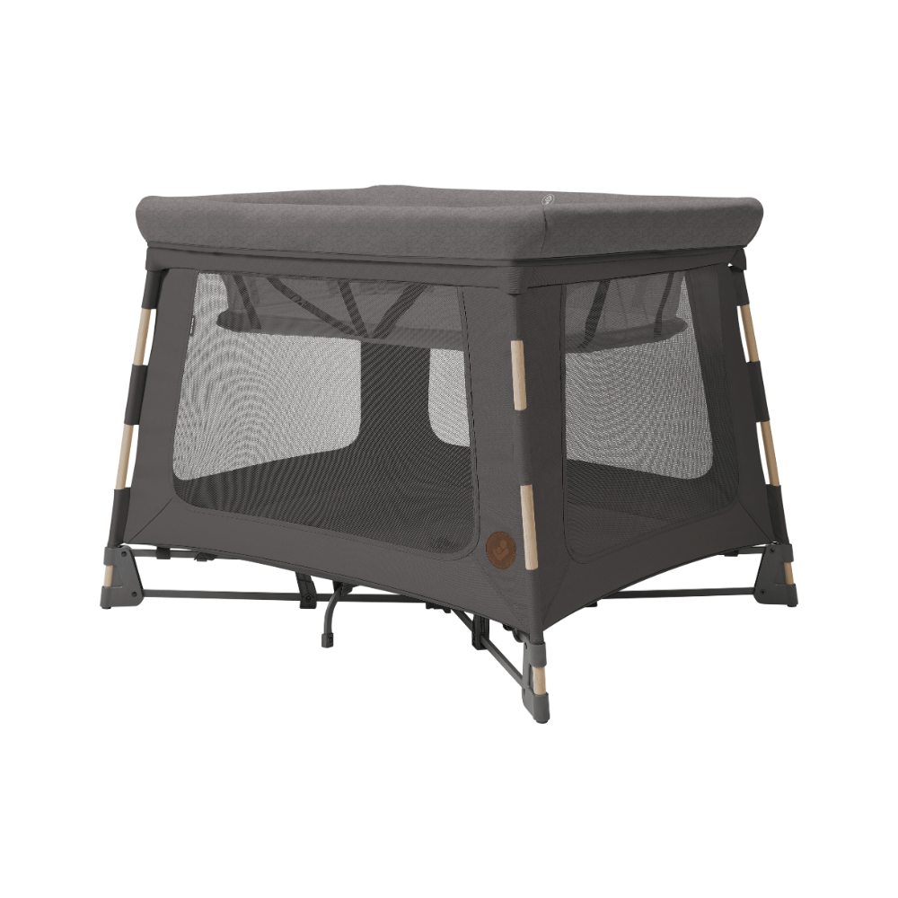 Maxi-Cosi Swift 3-in-1 Travel Cot &amp; Playpen, Birth - 3.5 Years - Graphite