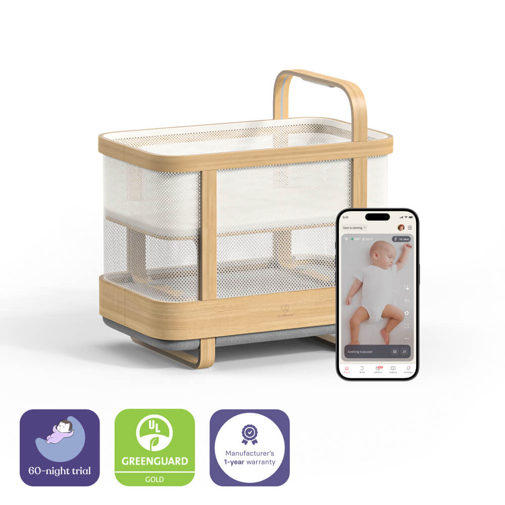 Cradlewise Smart Bassinet and Cot - Age 0-2 years, upto 15 kgs