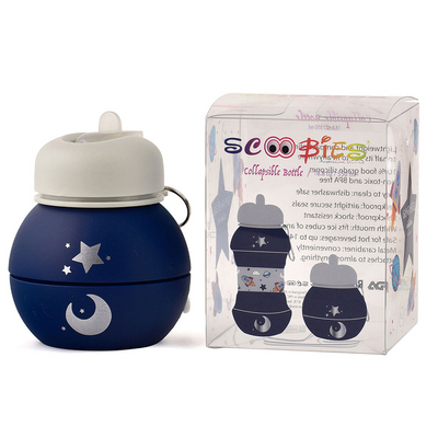 Scoobies Space Silicone Bottle