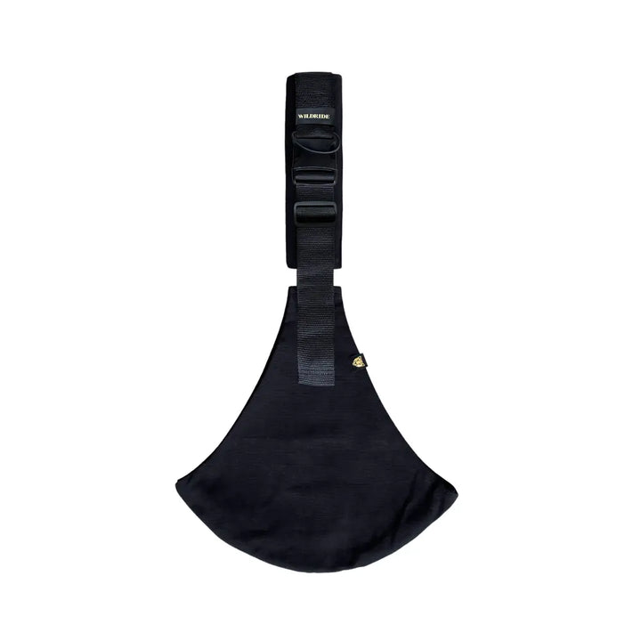 Wildride Toddler Carrier | Lightweight 100% Cotton Hip Seat Baby Carrier for Toddlers 9 Months–4 Years | Ergonomic, Portable &amp; Travel-Friendly Child Carrier | Comfortable Alternative to Stroller for Everyday Use - Black