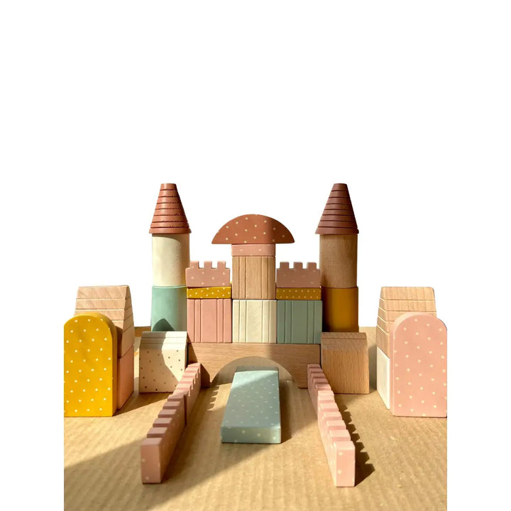 Playbox Wooden Building Blocks Toys Set - Large