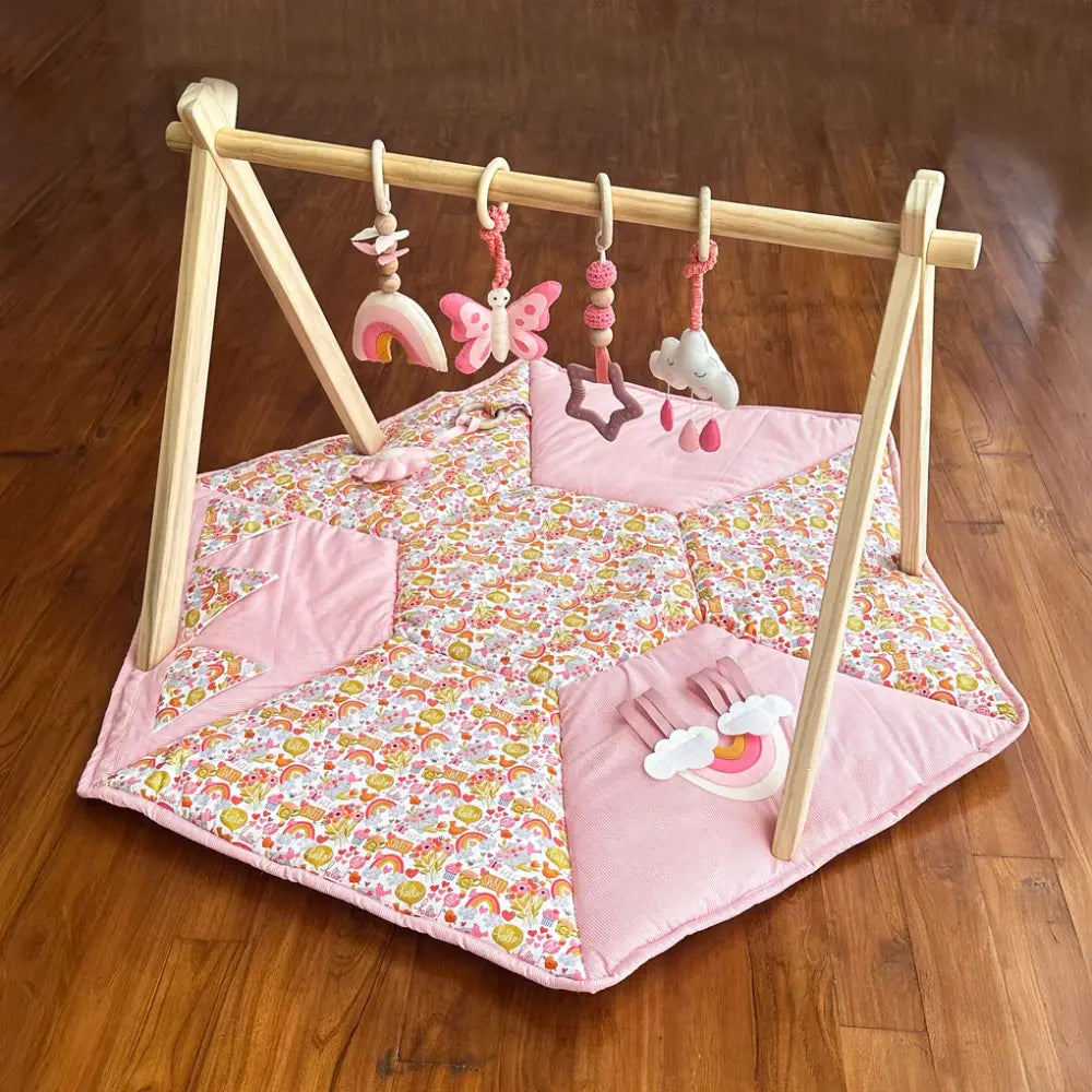 GWD Kids Play Gym &amp; Sensory Mat Set - Enchanted Garden