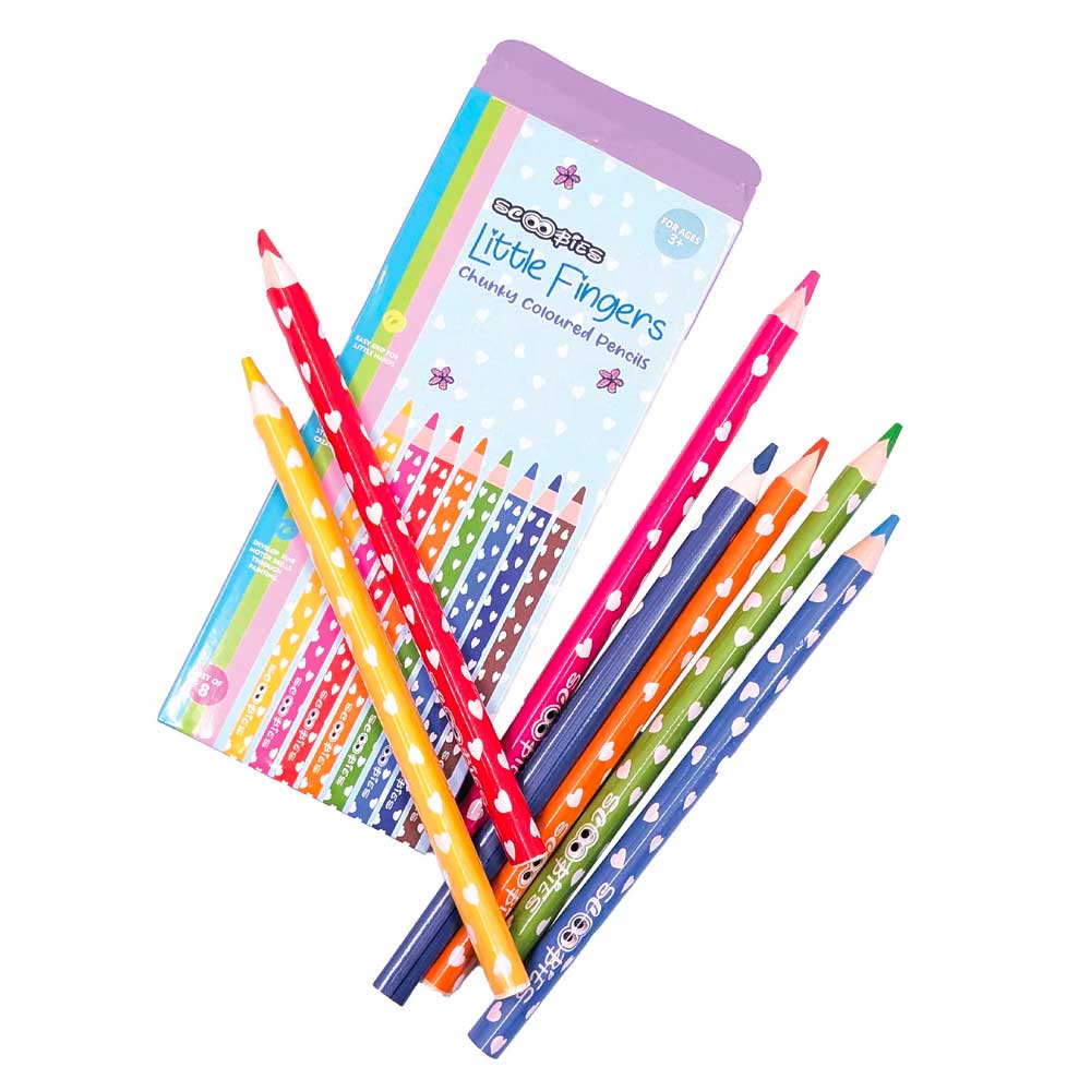Scoobies Chunky Colored Pencils