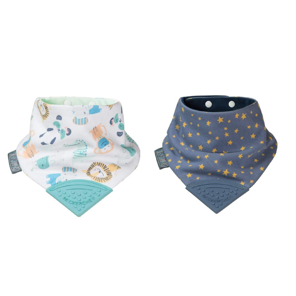 Cheeky Chompers Bib with Teether (Pack of 2)