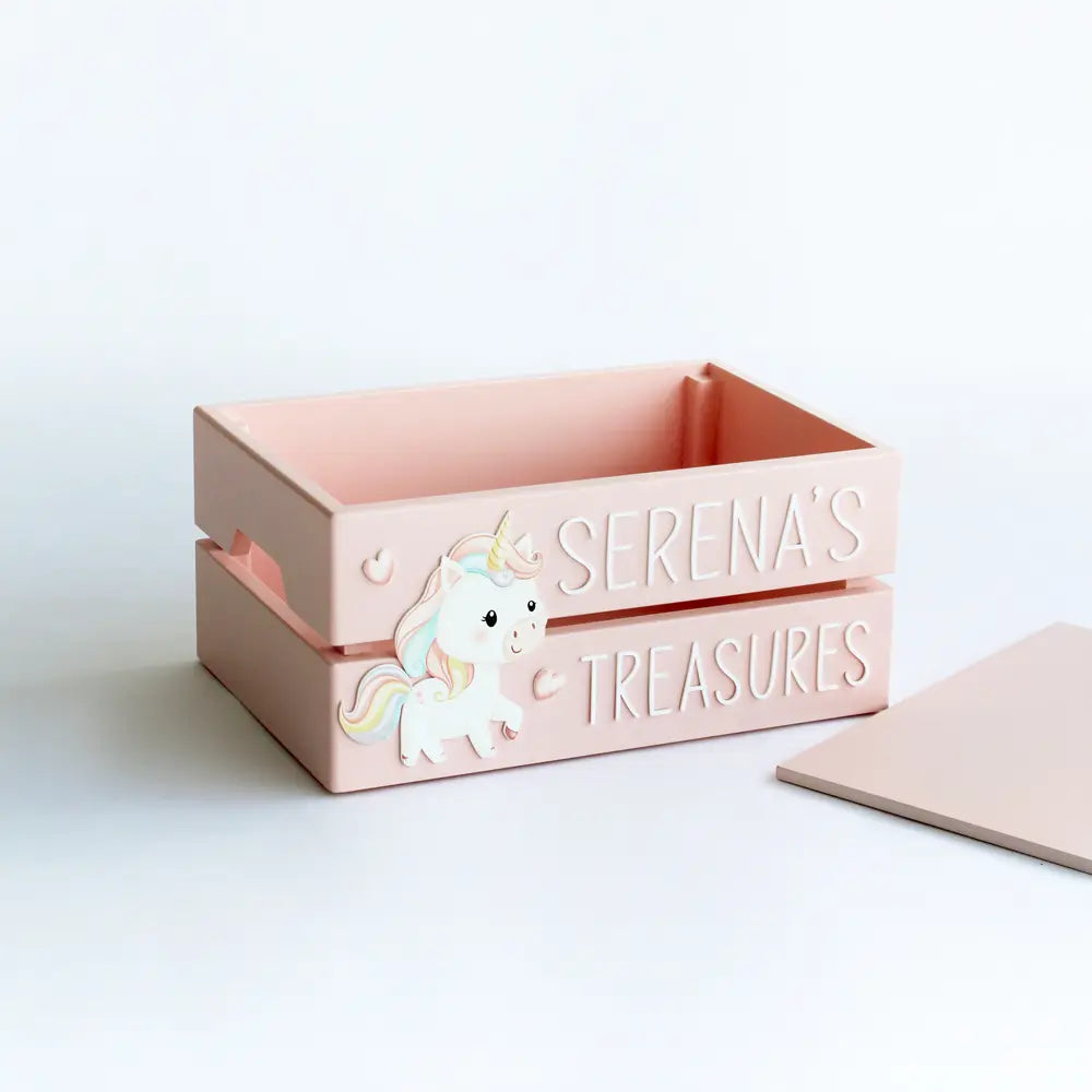 The Tiny Trove My Treasure Box (Unicorn) - Pink