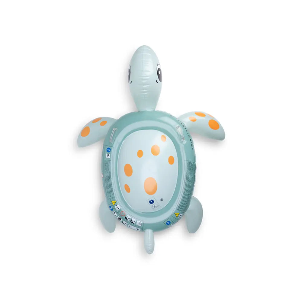Swim Essentials Luxury Pool Float, Multicolored Inflatable Turtle, Kids Pool Lounger for Ages 6+, 200 cm