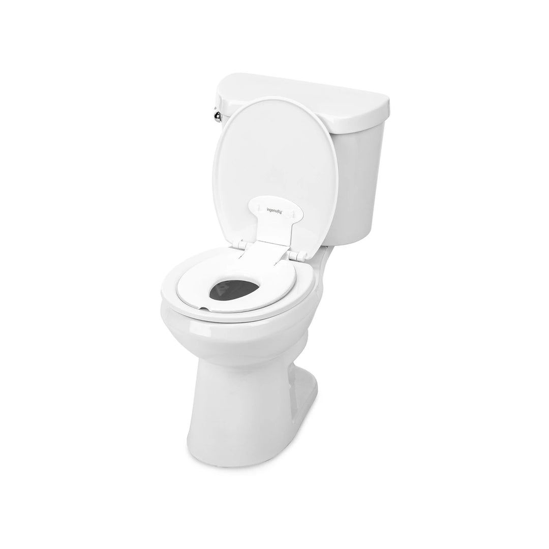 Ingenuity Flip &amp; Sit Potty Seat -  Toddler Potty Training Seat, Easy to set up, For Round &amp; Elongated Toilets, 18 Months+ / upto 22.5 kg