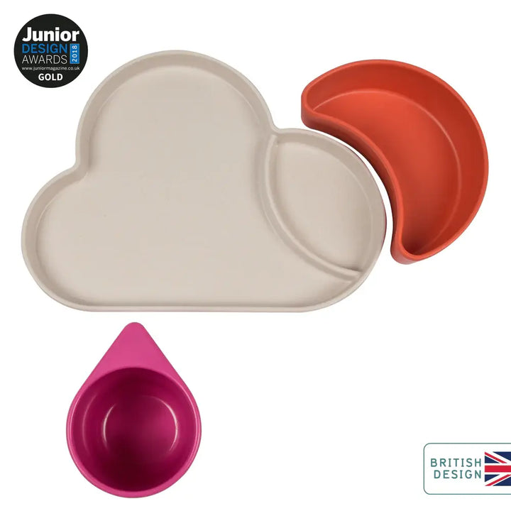 Eco Cloud Dining Set - Pink/Orange