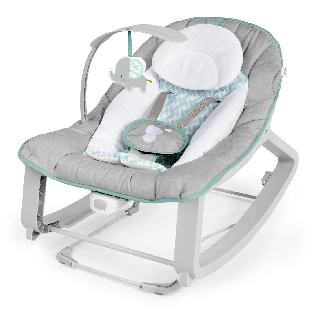 Ingenuity Keep Cozy 3-in-1 Grow with Me Baby Bouncer, Rocker &amp; Toddler Seat with Soothing Vibrations, 0 - 30 months - Weaver