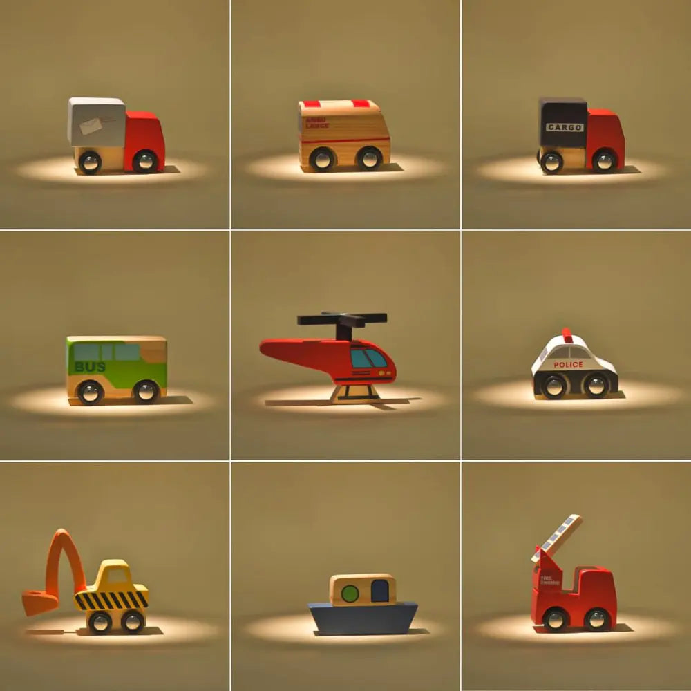 Playbox Little Wagon Toy Cars Playset