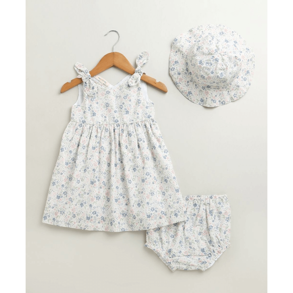 Sweetlime By AS Blossom Breeze Organic Cotton Co-ord Set with a Hat