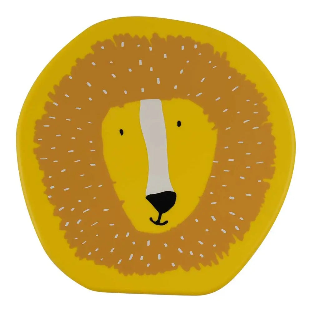 Trixie Animal-Shaped Kids Lunch Box | Durable Dishwasher-Safe Snack &amp; Meal Box with Easy-Open Secure Lid for School, Travel &amp; Picnics | 3 Years Onwards | Mr. Lion