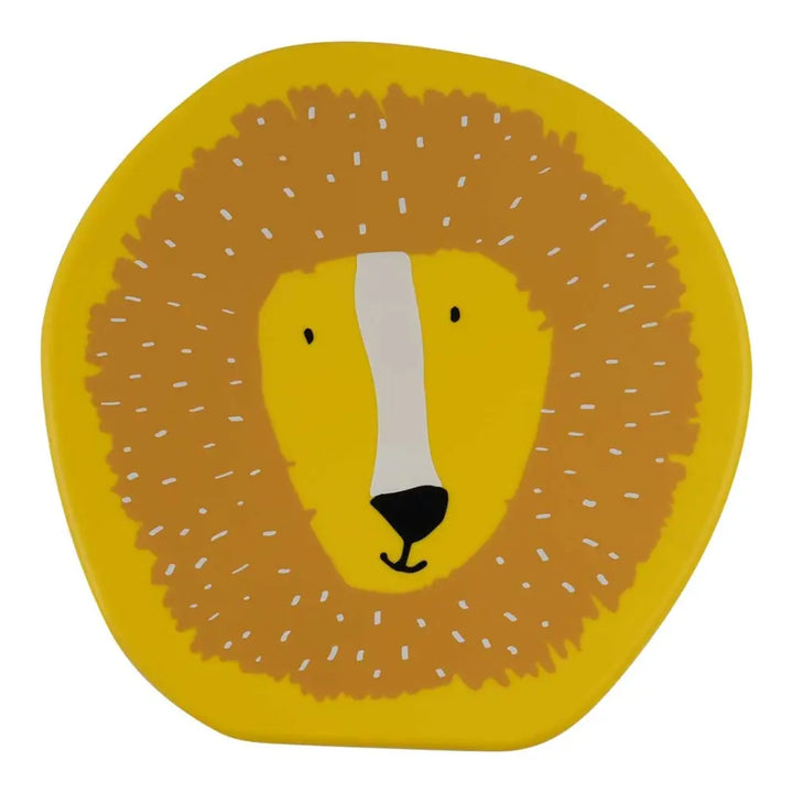 Trixie Animal-Shaped Kids Lunch Box | Durable Dishwasher-Safe Snack &amp; Meal Box with Easy-Open Secure Lid for School, Travel &amp; Picnics | 3 Years Onwards | Mr. Lion
