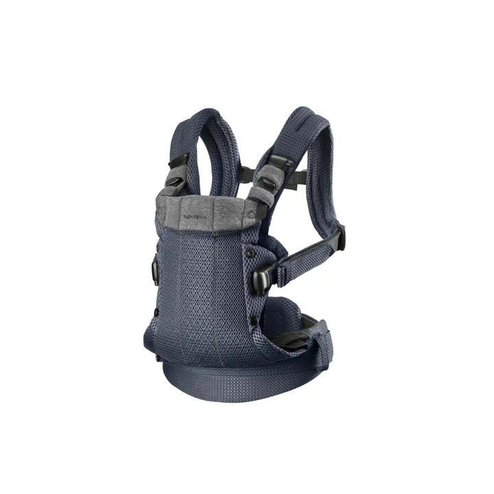BabyBjorn Baby Harmony Carrier, 3D Mesh, Lightweight, Soft &amp; Breathable Newborn to Toddler Carrier, Adjustable Waistbelt &amp; Cross Straps, 4 Carry Positions, Birth - 3 Years (3-15Kgs)- Anthracite