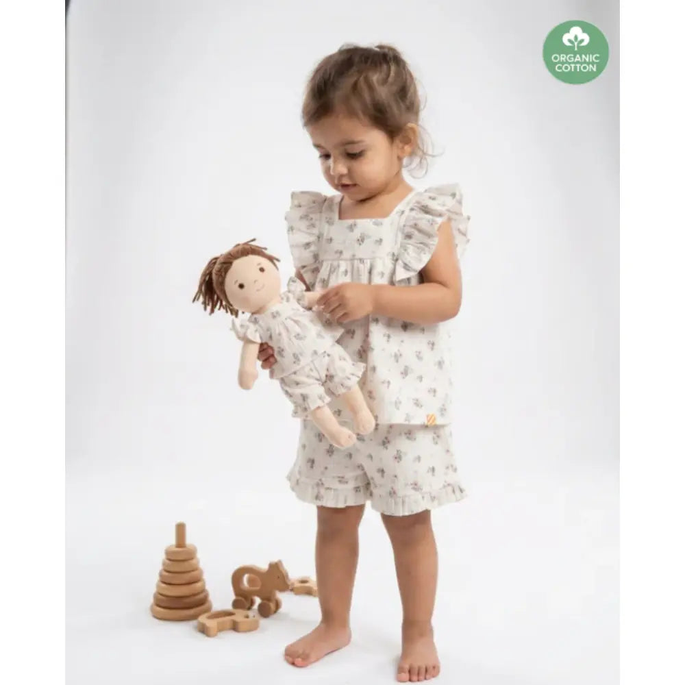 Sweetlime By AS Blossom Whisper Ruffle Co-ord Set