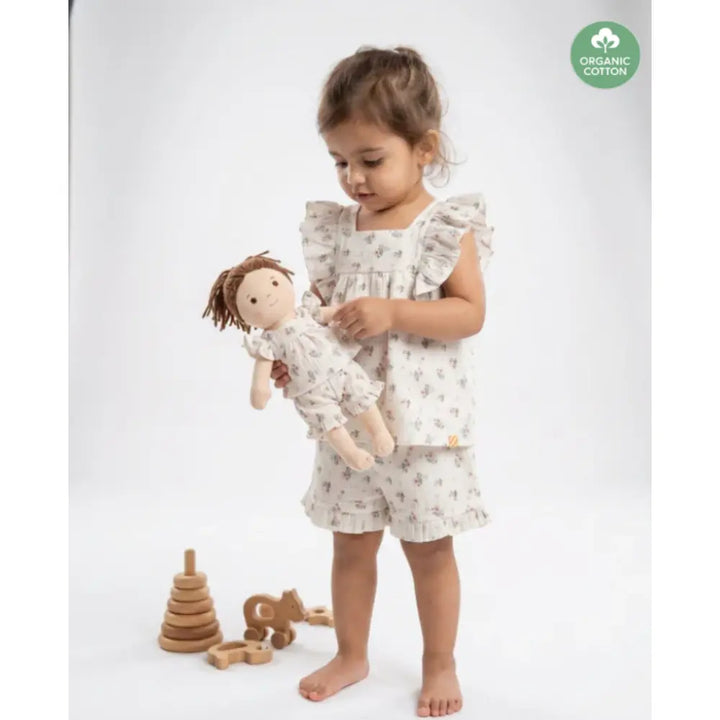 Sweetlime By AS Blossom Whisper Ruffle Co-ord Set