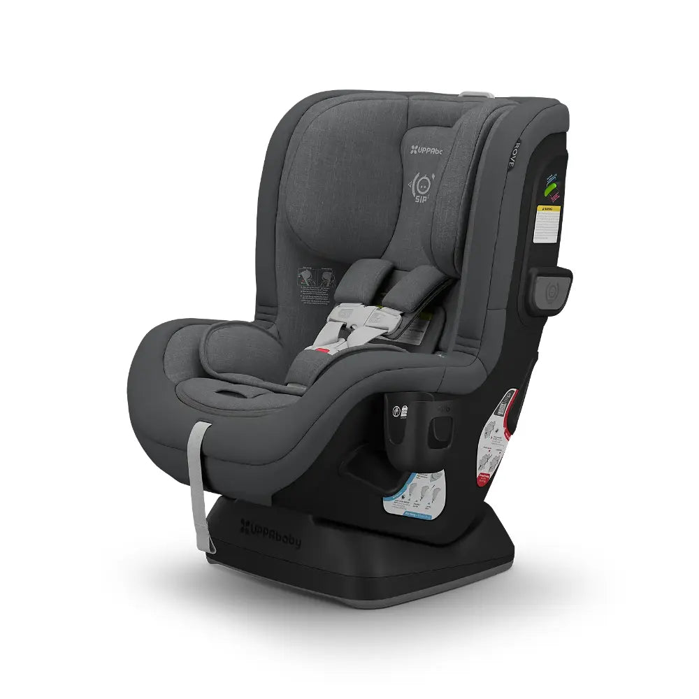 UPPAbaby Rove All-in-One Covertible Car Seat, Rear &amp; Forward Facing, Grows with Child, Comfortable, Easy Installation, Suitable up to 6 Years - Greyson/Charcoal